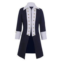 18th Century Men's Royal Jacket Costume - Astricos Regency Blue Uniform Cosplay Coat | Tudor Inspired Outfit - Astricos