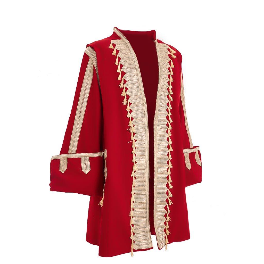 18th Century Military Prince Jacket Costume - Authentic Men's Retro Uniform Coat - Astricos