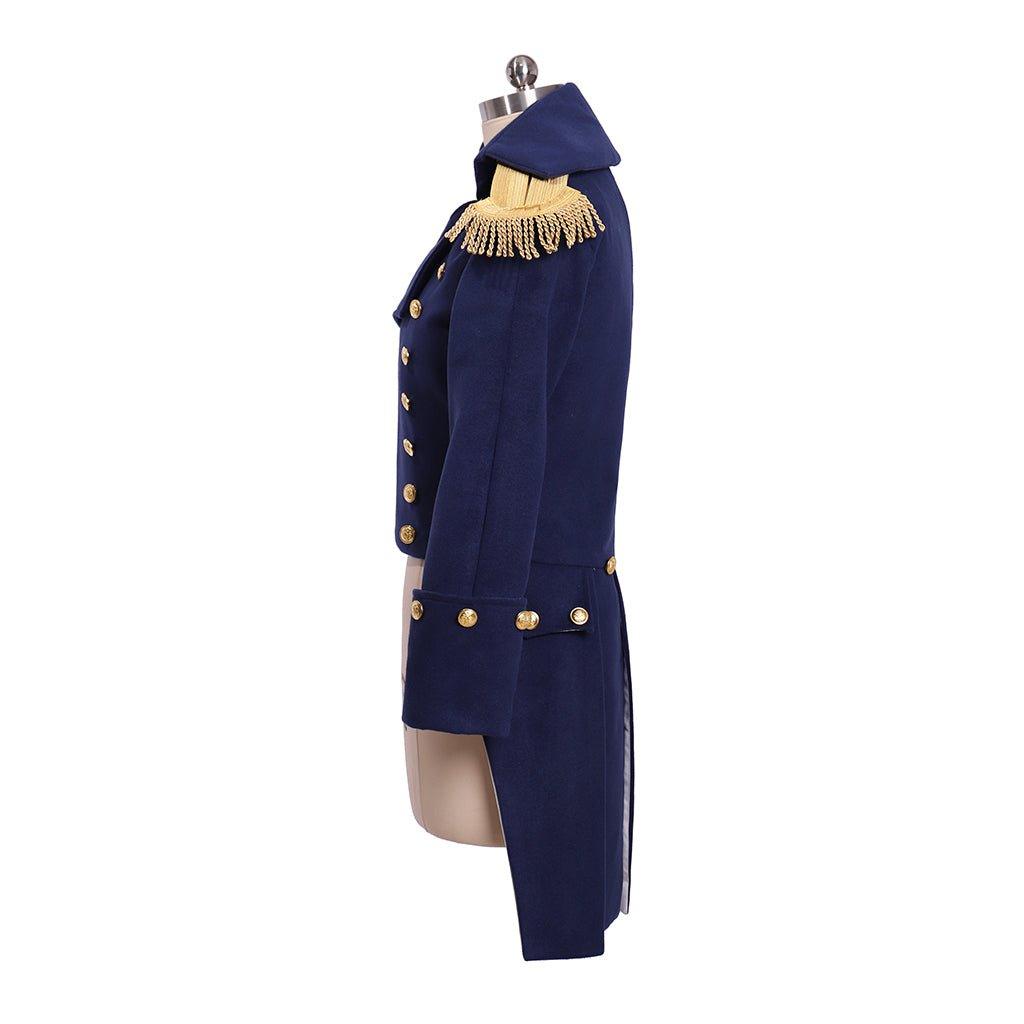 18th Century Elite Military Jacket for Men - Astricos Colonial Tuxedo Coat Cosplay Costume - Astricos