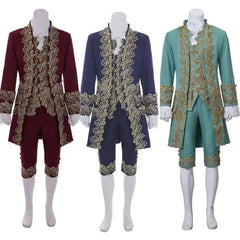 18th Century Victorian Gentleman Costume - Aristocrat Medieval Royal Men's Outfit by Astricos - Astricos