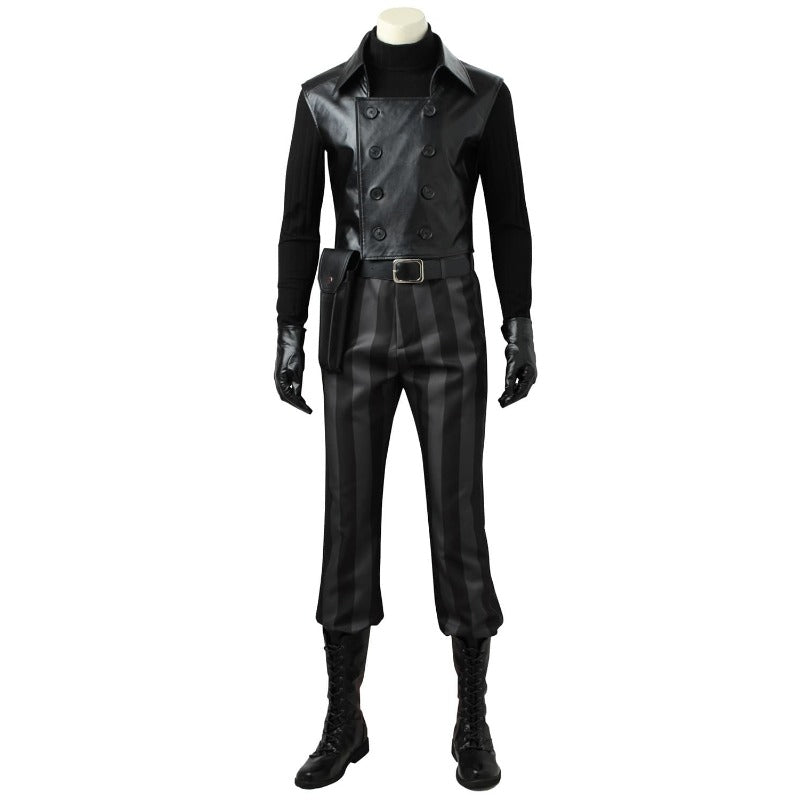 Astricos Spider-Man Noir Cosplay Costume with Shoes - Dive into the Spider-Verse - Astricos