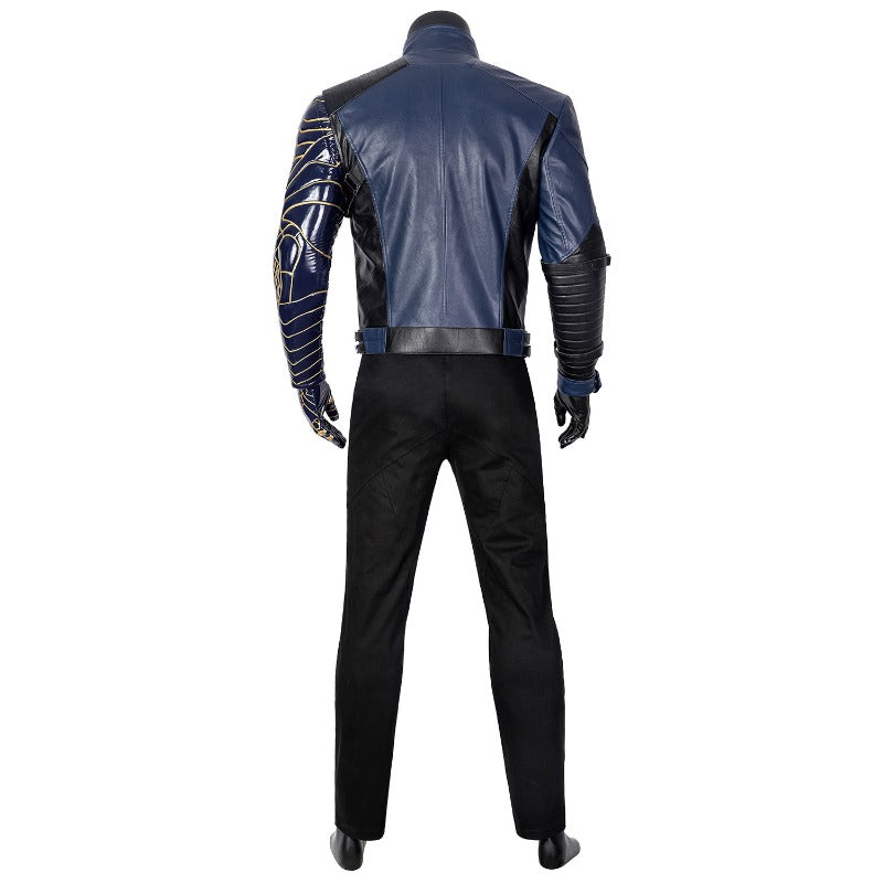 Astricos Marvel Cosplay Costume: The Falcon and Winter Soldier Jacket and Shoes Set for Men - Astricos