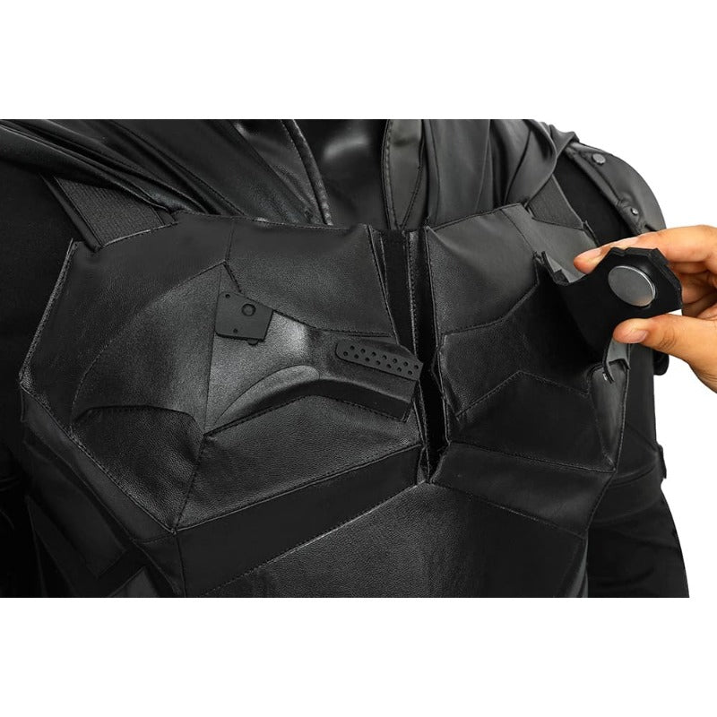 Astricos Batman Movie Version PU Leather Cosplay Costume for Halloween & Events - Astricos