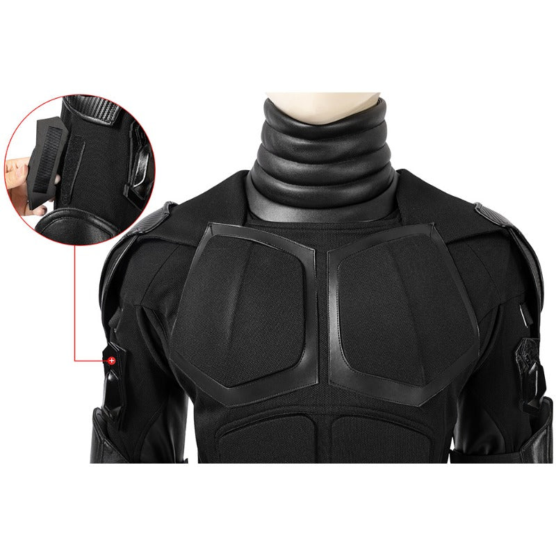 Astricos Black Noir Cosplay Costume - The Boys Inspired Superhero Jumpsuit for Adults - Astricos