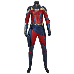 Astricos Avengers 4 Endgame Captain Marvel Jumpsuit Cosplay Costume with Shoes - Astricos