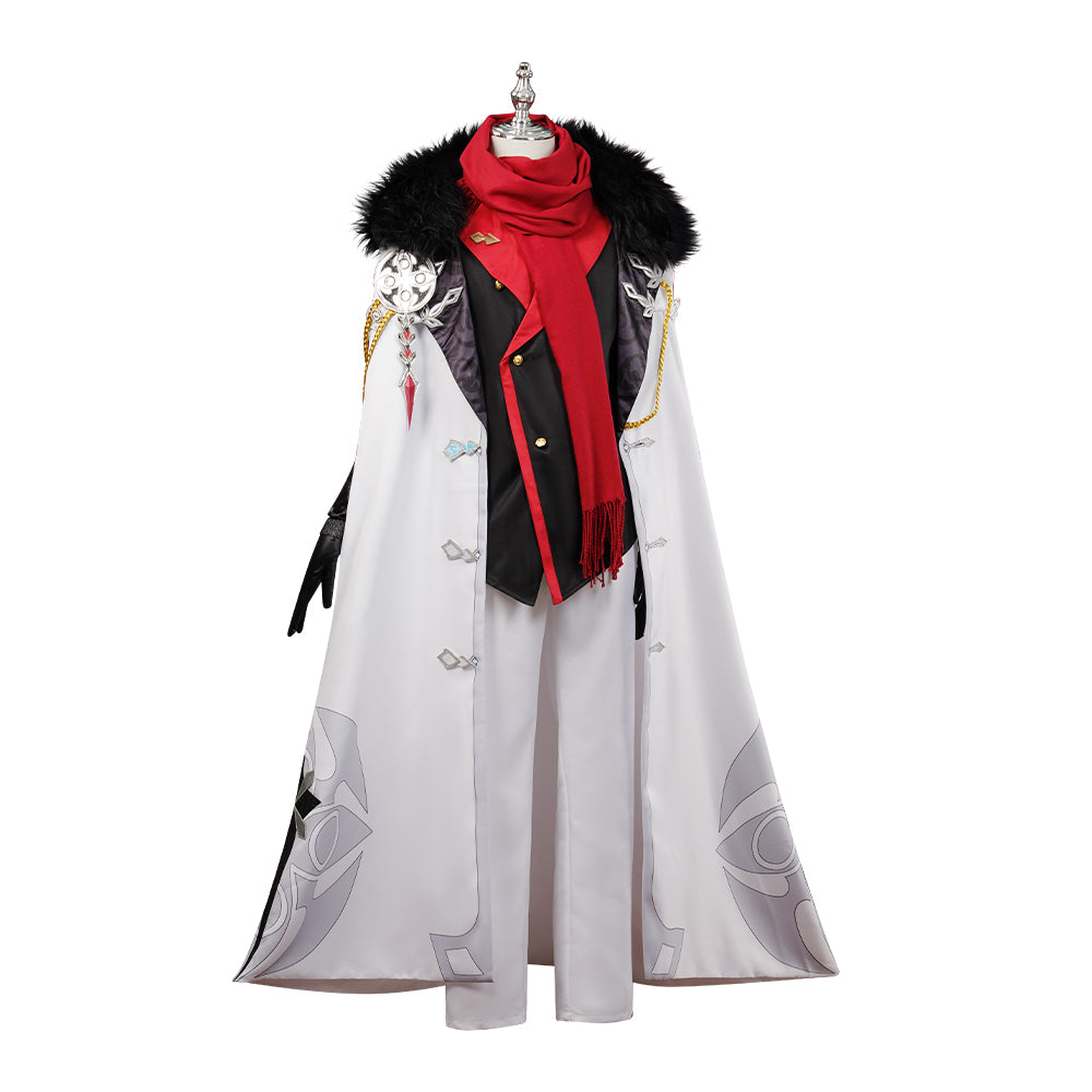 Astricos Genshin Impact Fatui Cloak Cosplay Costume for Pierr, Pantalone, Tartaglia, Harlequin, Sandrone, Columbina, Regretor - Astricos