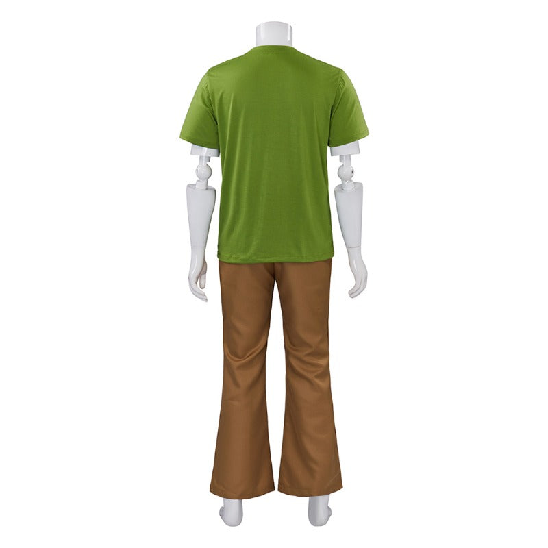 Astricos Shaggy Costume for Men – Premium Halloween Cosplay Outfit with Green Shirt & Pants - Astricos