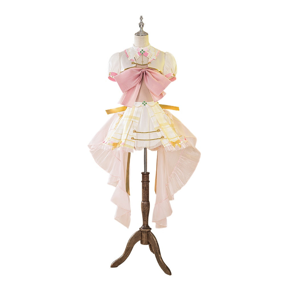 Astricos Ace Taffy Cosplay Costume - Pink Virtual Idol Dress Set for Enthusiasts - Astricos