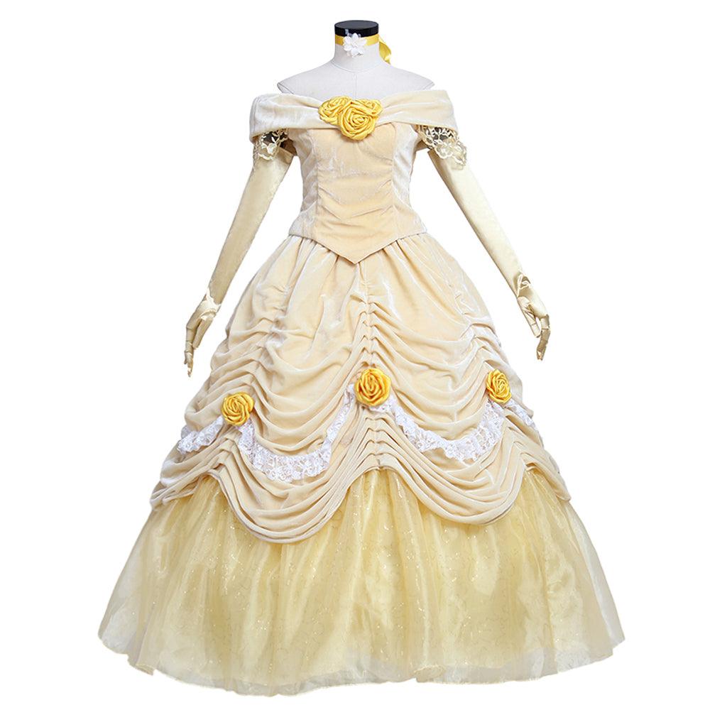 Astricos Belle Cosplay Costume Series | Elegant Disney Princess Dress for Halloween & Cosplay - Astricos