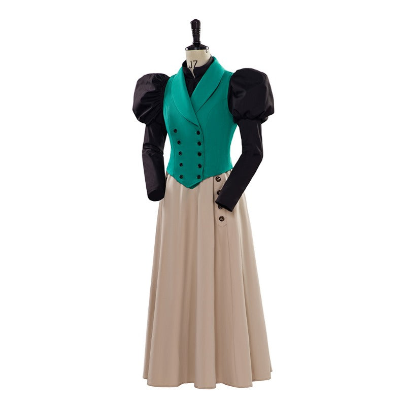 Astricos Victorian Edwardian Renaissance Ball Gown Costume for Women - Cosplay Dress Suit - Astricos