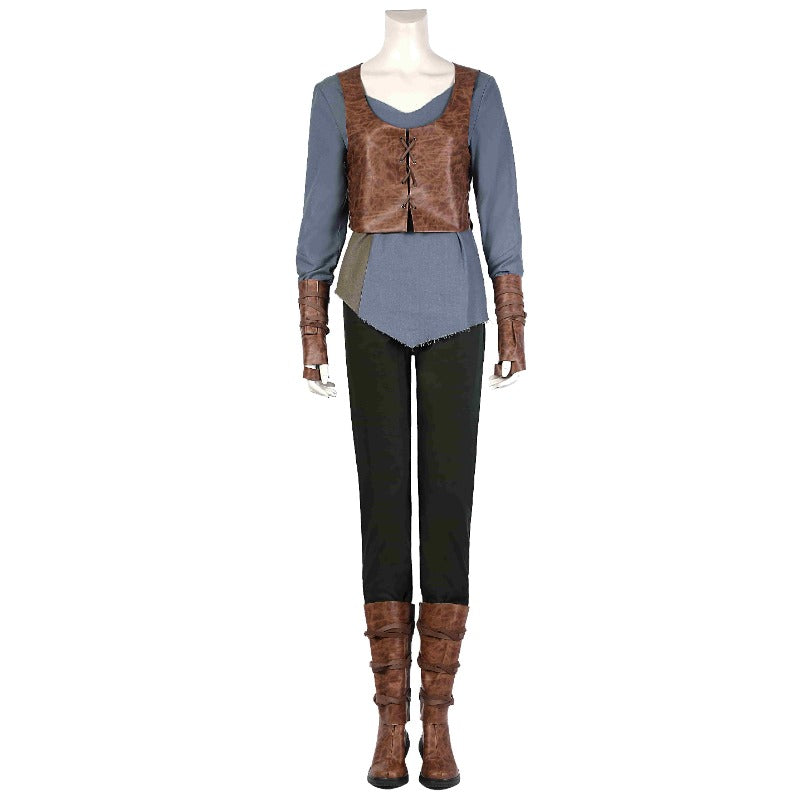 Women's Astricos Ciri Witcher Costume - Premium Halloween Cosplay Outfit - Astricos