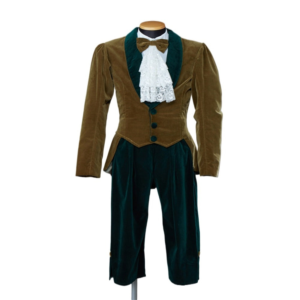 Astricos Deluxe Tudor Prince Costume - Authentic Renaissance King Outfit with Doublet & Pants - Astricos