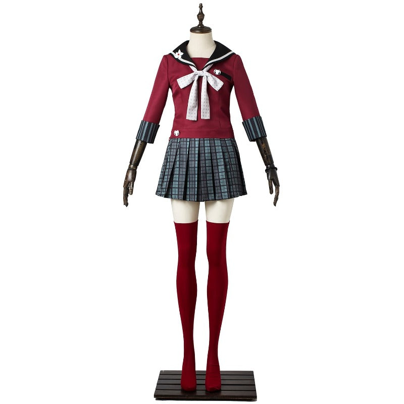 Astricos Harukawa Maki Cosplay Costume Wig School Uniform | Danganronpa Halloween Outfit for Women - Astricos