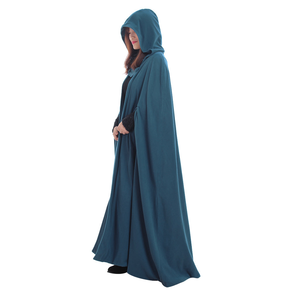 Elegant Winter Cloak Hooded Trench Coat for Women - Gothic Cape by Astricos - Astricos