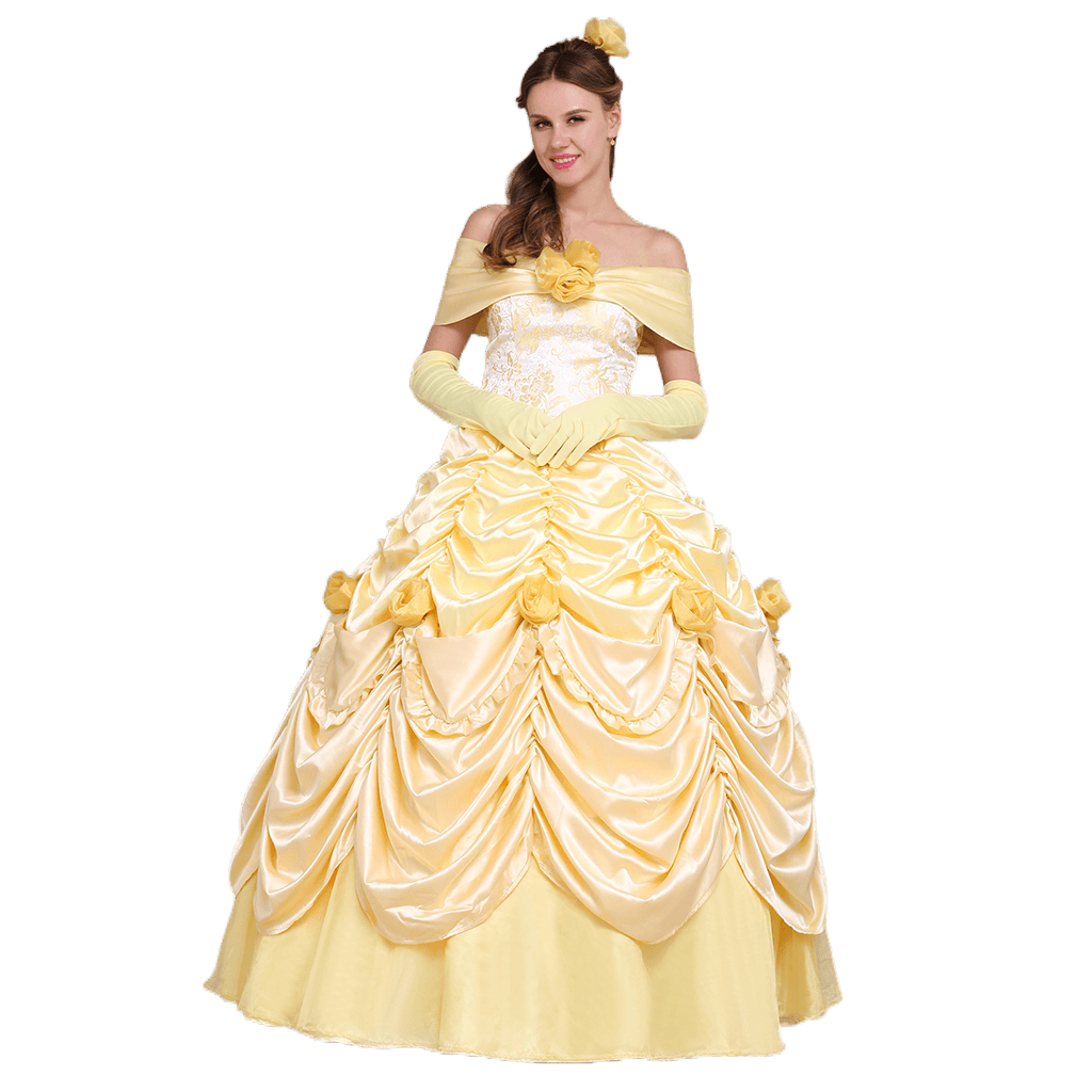 Astricos Belle Cosplay Costume Series | Elegant Disney Princess Dress for Halloween & Cosplay - Astricos