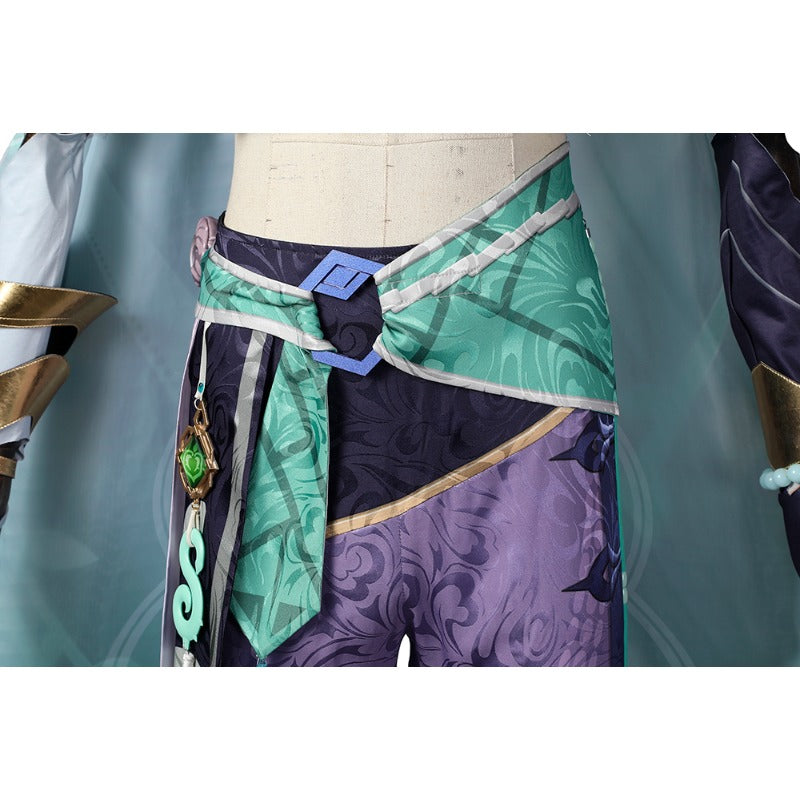 Astricos Baizhu Cosplay Costume - Standard Size Genshin Impact Halloween Outfit - Astricos