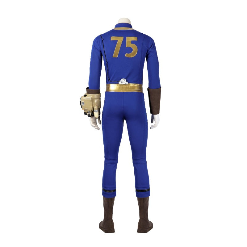 Astricos Vault 75 Cosplay Jumpsuit with Armor for Fallout Fans - Halloween Ready - Astricos