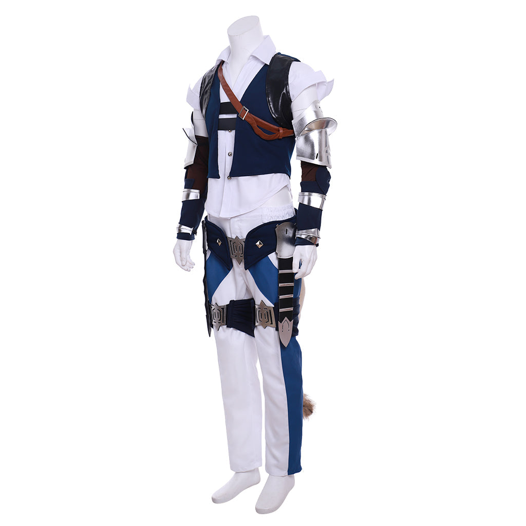 Astricos Miqo'te Male Cosplay Costume for Halloween and Gaming Events - Astricos