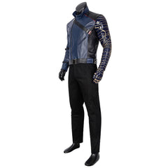 Astricos Marvel Cosplay Costume: The Falcon and Winter Soldier Jacket and Shoes Set for Men - Astricos