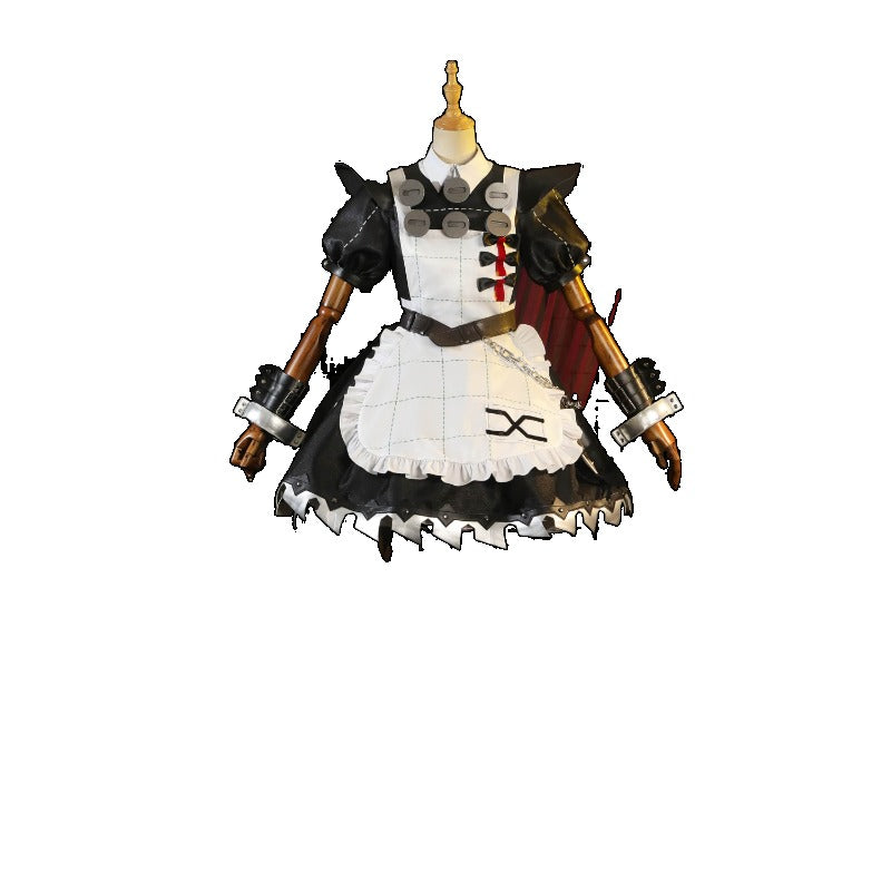 Astricos Corin Wickes Zenless Zone Zero Cosplay Maid Uniform with Chainsaw Prop - Female Christmas Costume - Astricos