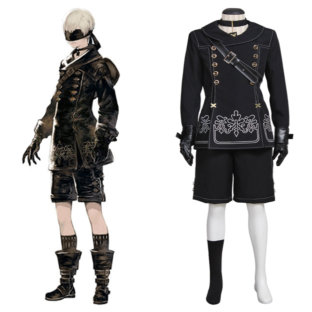 Astricos 9S Cosplay Costume - YoRHa No.9 Type S Uniform Full Set - Astricos