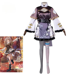 Astricos Female Protagonist Cosplay Outfit - Honkai Star Rail Inspired Gala Dress for 2024 Spring Festival Gala - Astricos