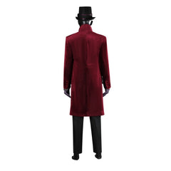 Astricos 2023 Willy Wonka Red Cosplay Costume Inspired by Timothee Chalamet for Halloween - Astricos