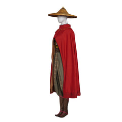 Astricos Women's Raya Cosplay Costume – Custom Halloween Dress with Red Cape - Astricos