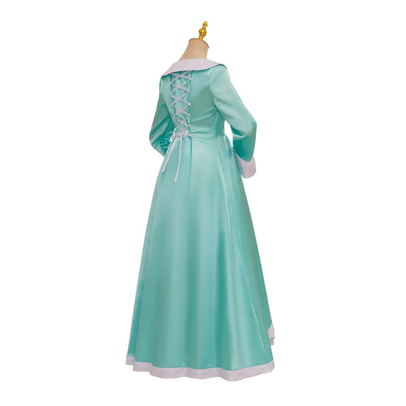 Astricos Princess Rosalina Cosplay Costume - Elegant Blue Dress with Crown for Women & Teens - Astricos