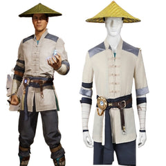 Astricos Raiden Cosplay Costume | Men’s Mortal Kombat Inspired Outfit | Top & Pants Set - Astricos