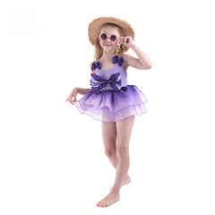 3-14 Years Girls Summer One Piece Swimsuit - Toddler Princess Bowknot Astricos Swimwear Kids Bathing Suit - Astricos