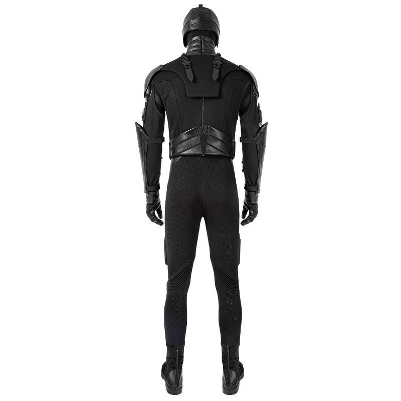 Astricos Boys Black Noir Cosplay Costume - Adult Superhero Jumpsuit for Halloween - Astricos