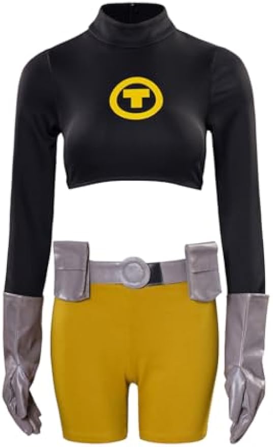 Women's Teen Astricos Titan Cosplay Costume: Terra Cosplay Outfits for Superhero Fans - Astricos