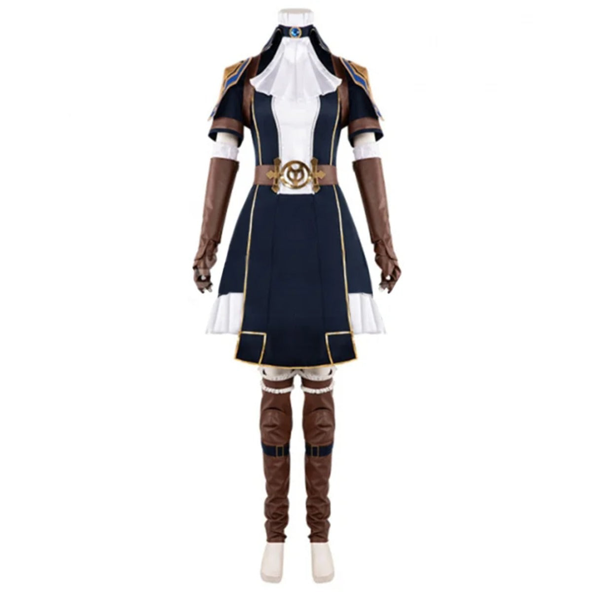 Astricos Arcane Caitlyn Cosplay Costume - The Sheriff of Piltover Uniform Dress for Halloween Carnival - Astricos