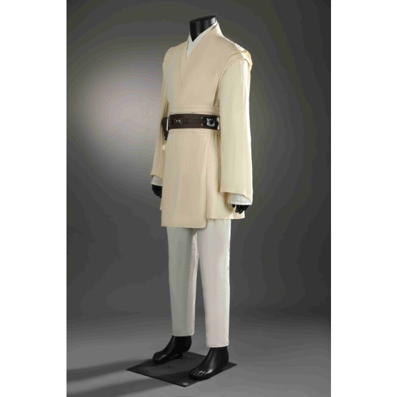 Astricos Obi-Wan Kenobi Cosplay Costume Full Set - Authentic Jedi Master Outfit for Halloween Parties - Astricos