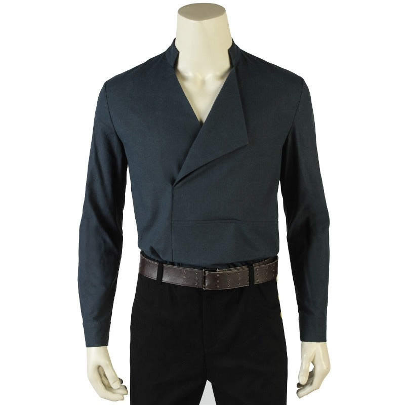 Astricos Han Solo Cosplay Set - Premium Suede Jacket, Leather Belt & Holster for Star Wars Fans - Astricos