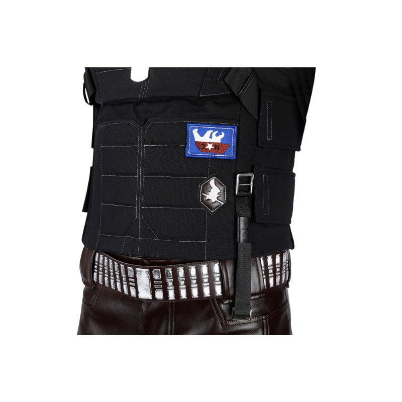 Astricos Johnny Silverhand Cosplay Vest - Cyberpunk 2077 Inspired Halloween Costume - Astricos