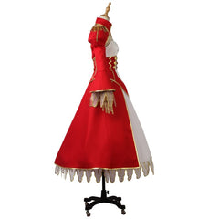 Astricos Nero Claudius Cosplay Dress - Red White Christmas Outfit from Fate/Grand Order - Astricos