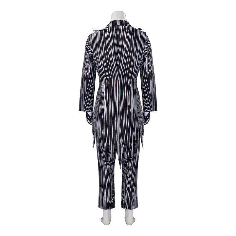 Astricos Jack Skellington Halloween Town Cosplay Costume for Themed Parties - Astricos