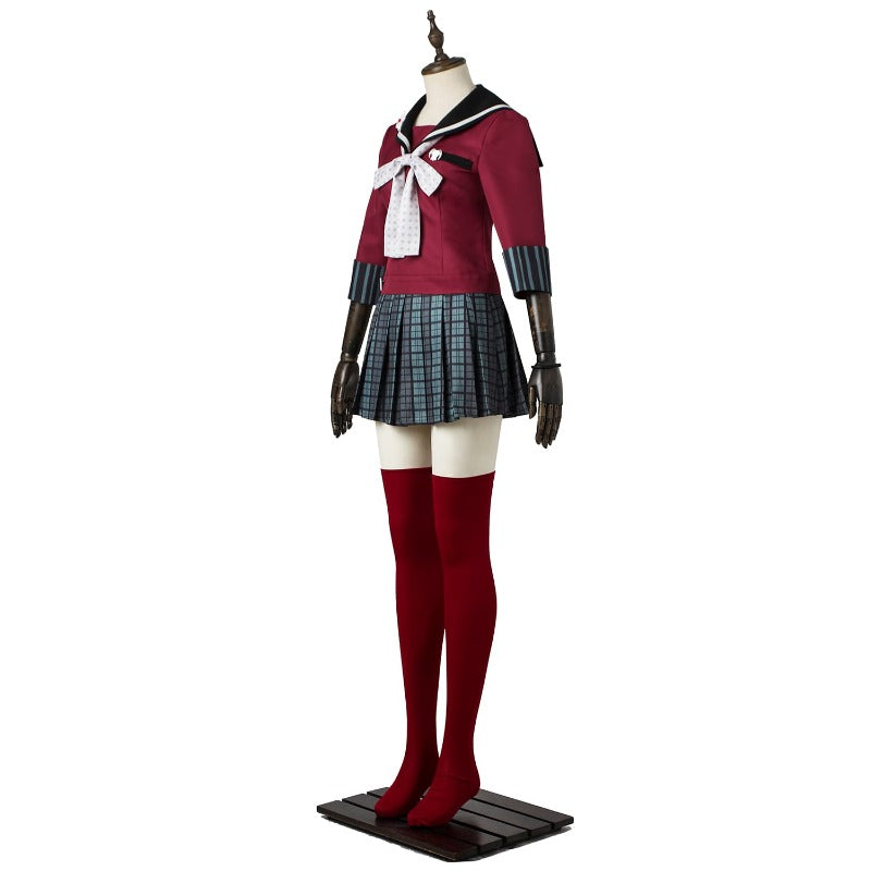 Astricos Harukawa Maki Cosplay Costume Wig School Uniform | Danganronpa Halloween Outfit for Women - Astricos