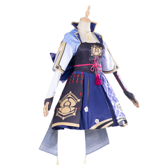 Astricos Kamisato Ayaka Cosplay Costume for Women - Genshin Impact Inspired Long Sleeve Dress Full Set for Halloween - Astricos