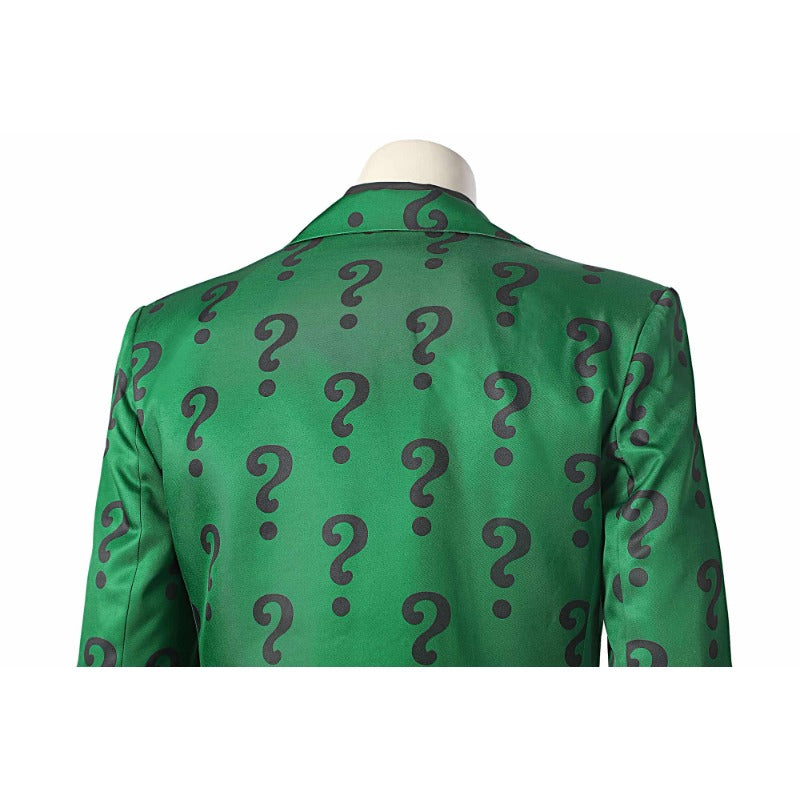 Astricos Riddler Edward Nygma Green Villain Costume for Men - Superhero Fancy Dress - Astricos