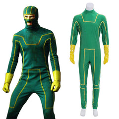 Astricos Dave Lizewski Cosplay Costume - Vibrant Green Hero Attire - Astricos