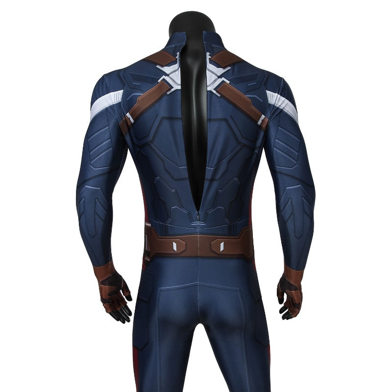 Astricos Captain America Winter Soldier Digital Printed Cosplay Costume for Enthusiasts & Events - Astricos