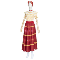 Astricos Dolores Madrigal Cosplay Costume - Top & Long Skirt Halloween Set - Astricos