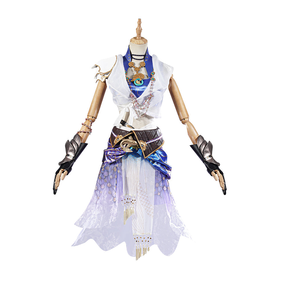 Astricos Valda Cui Cosplay Costume Women's Complete Skirt Set - Embrace the Ocean Goddess - Astricos