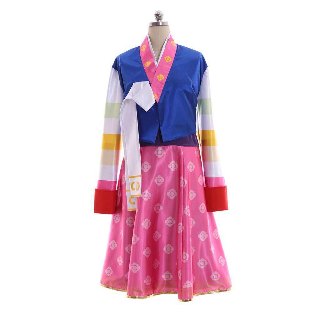 Astricos D.Va Cosplay Costume - Hanbok Style Cute Girls Outfit for Game Cosplay Events - Astricos