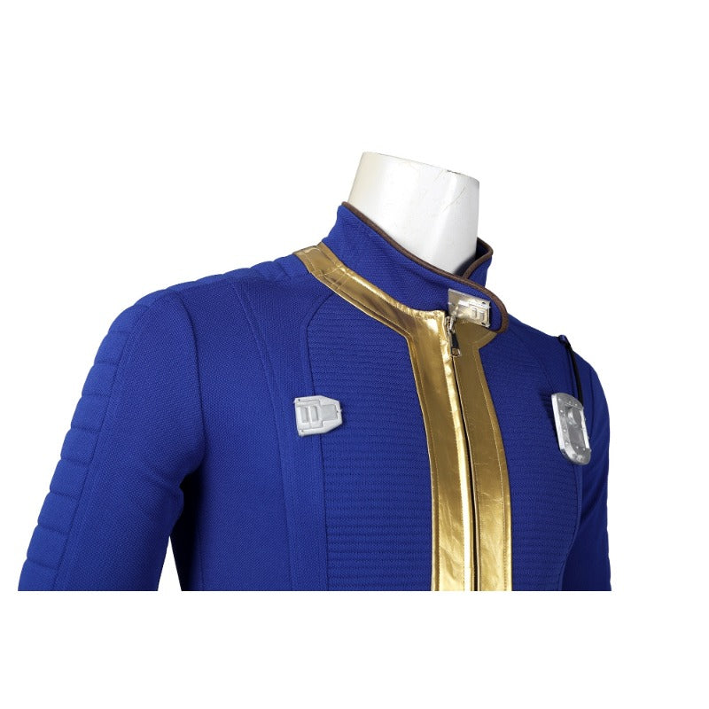 Astricos Vault 75 Cosplay Jumpsuit with Armor for Fallout Fans - Halloween Ready - Astricos