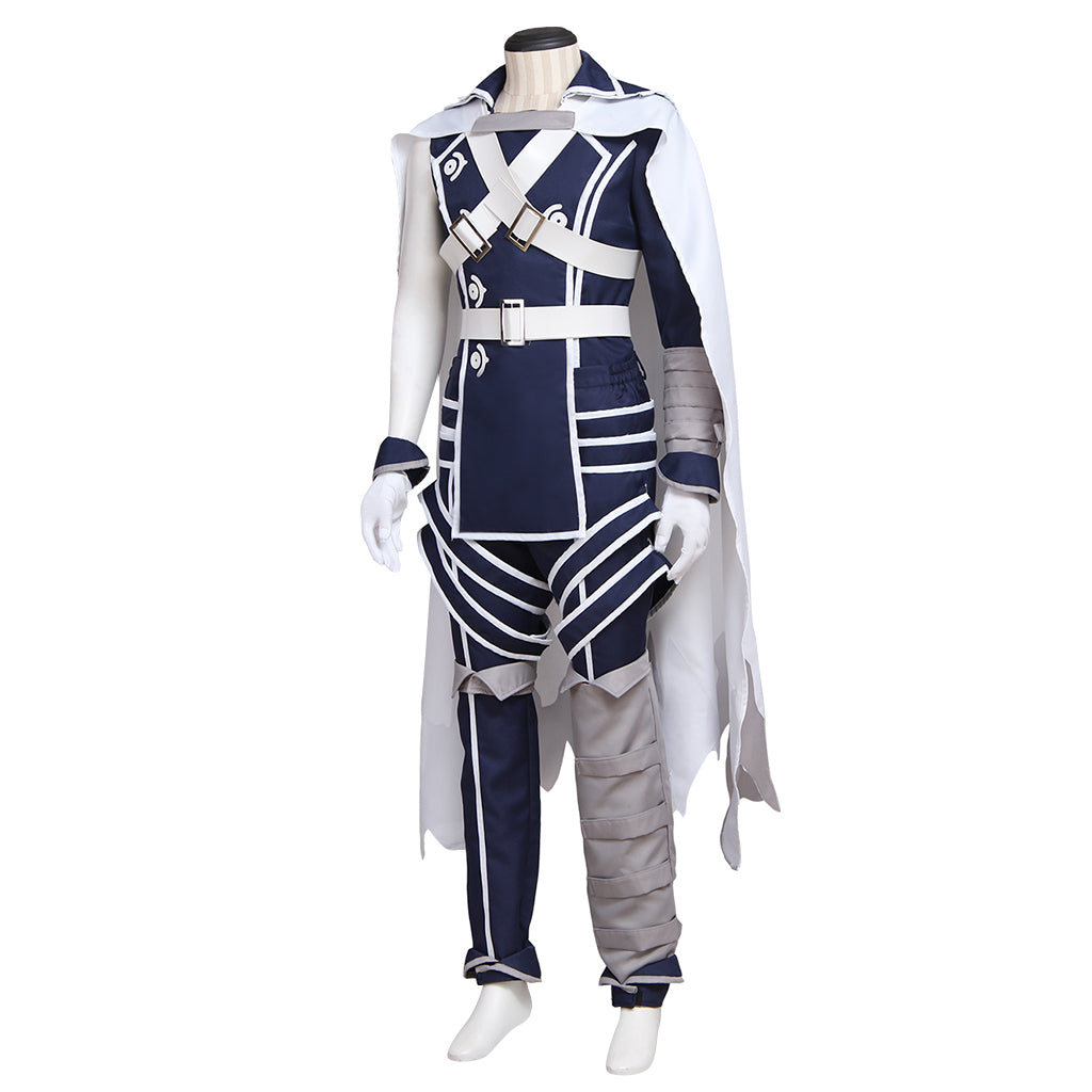 Astricos Fire Emblem Awakening Chrom Cosplay Costume | Heroic Prince Combat Uniform with Cloak - Astricos