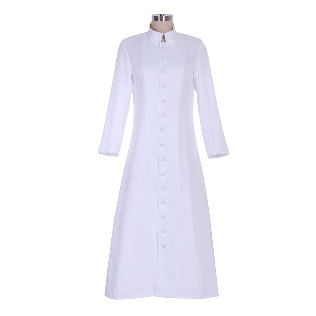 Astricos Women Priest Cosplay Costume – Elegant Long Pastor Outfit for Themed Events - Astricos